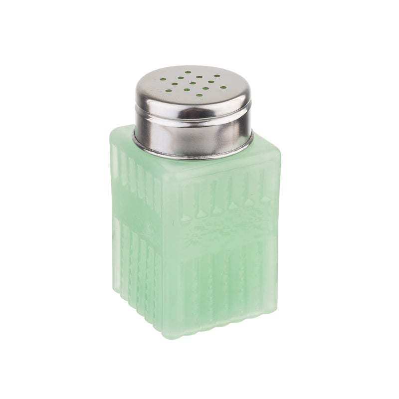 Tablecraft Jadeite Glass Collection (TM) Salt & Pepper Shaker with Metal Top, 2-Ounce - Image 1